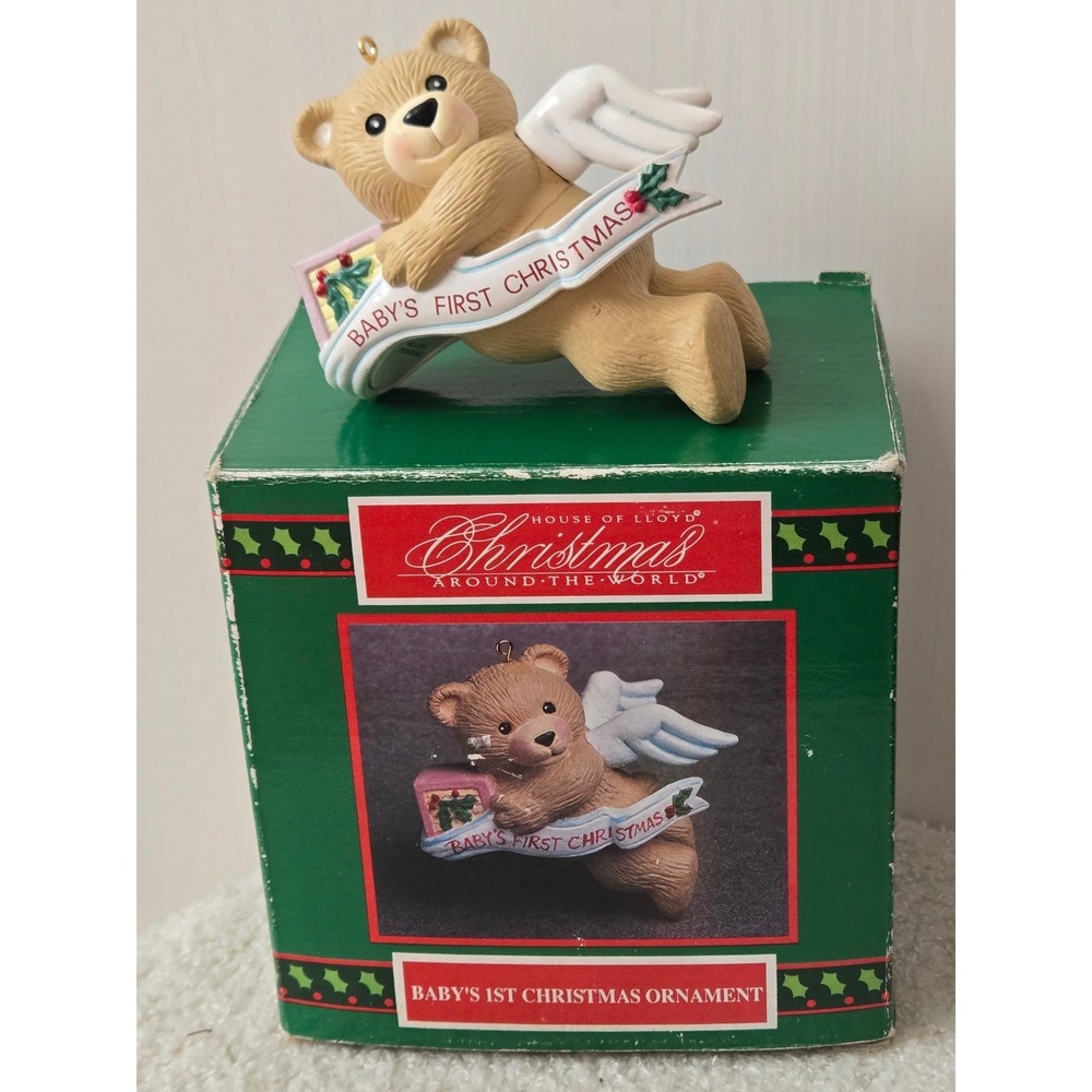 House Of Lloyd Christmas Around The World 1993 Baby's 1st Christmas Ornament New